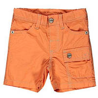 Яркие детские шорты для мальчика однотонные BRUMS Италия 141BDBL005 Оранжевый .Хит!