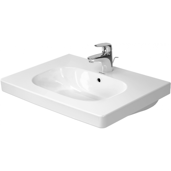 Умивальник меблевий DURAVIT D-Code 650x485x175мм прямокутний білий 03426500002