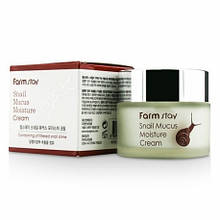 Слимаковий крем для обличчя FARMSTAY SNAIL MUCUS MOISTURE CREAM, 50 мл