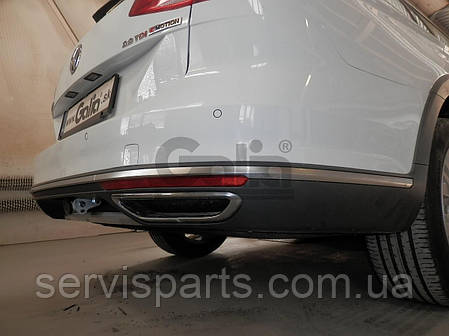 Фаркоп Volkswagen Passat B8 2014- (Фольксваген Пасат Б8) оцинкований Швидкознімний автомат на ручці, фото 1