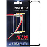 Защитное стекло Walker 3D Full Glue для Xiaomi Redmi 9i / Huawei Enjoy 20 Black