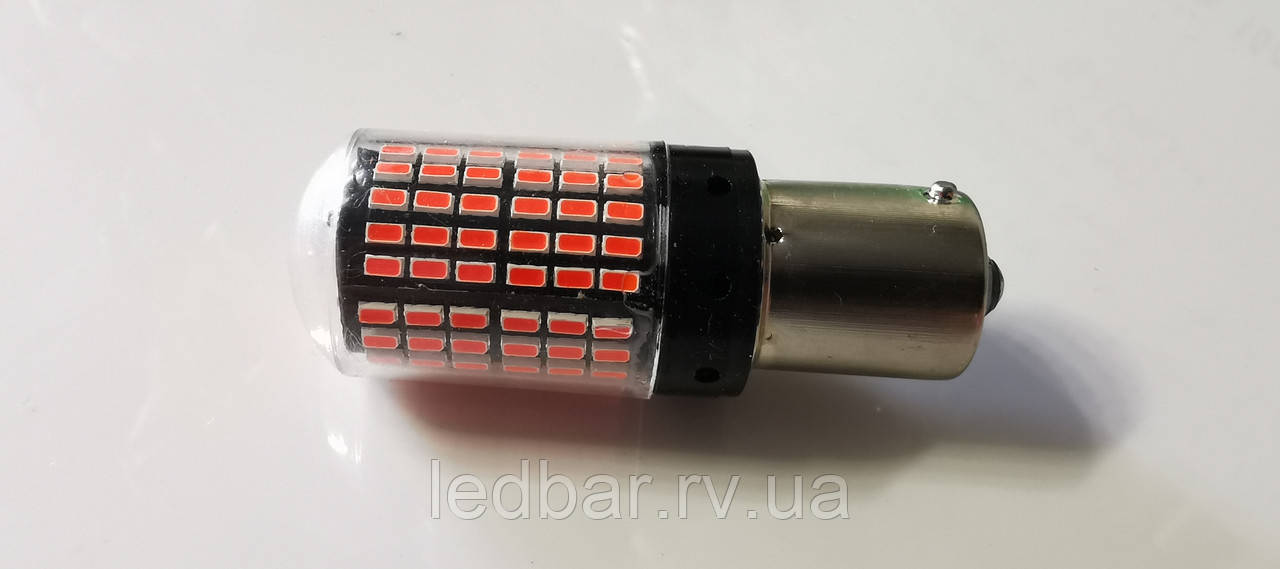 Автомобільна світлодіодна лампа стопів жовта P21W\2W-01