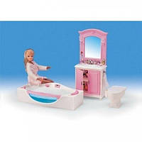 Мебель кукольная Ванна для барби, джакузи, шкаф, аксессуары, Gloria 24020