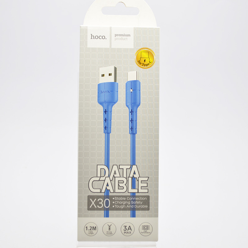 Кабель Hoco X30 Star USB-Type-C 1.2m Blue, фото 1