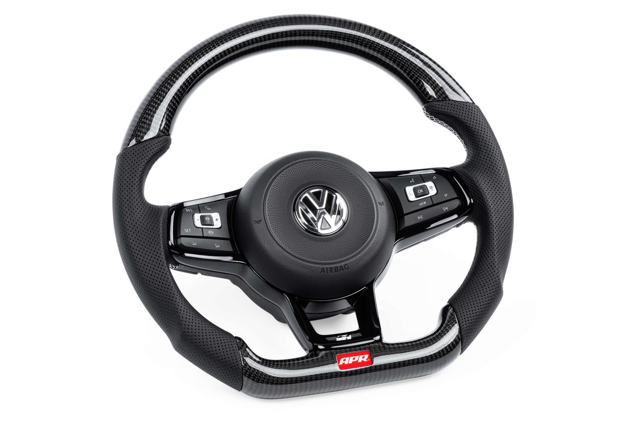 Руль APR Carbon MK7 GTI/GLI, Червоний рядок, фото 1