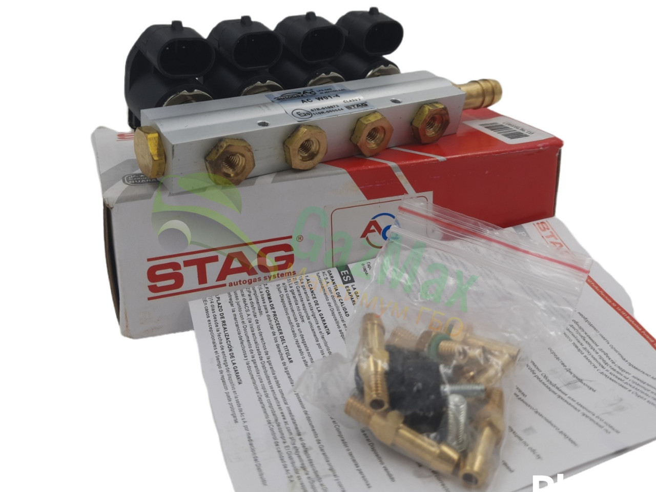 Газовые форсунки AC Stag W01 на 4 цилиндра - фото 4 - id-p1630747925