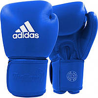 Перчатки боксерские для Muay Thai Gloves 200 синий ADIDAS ADITP200 из качественной натуральной кожи