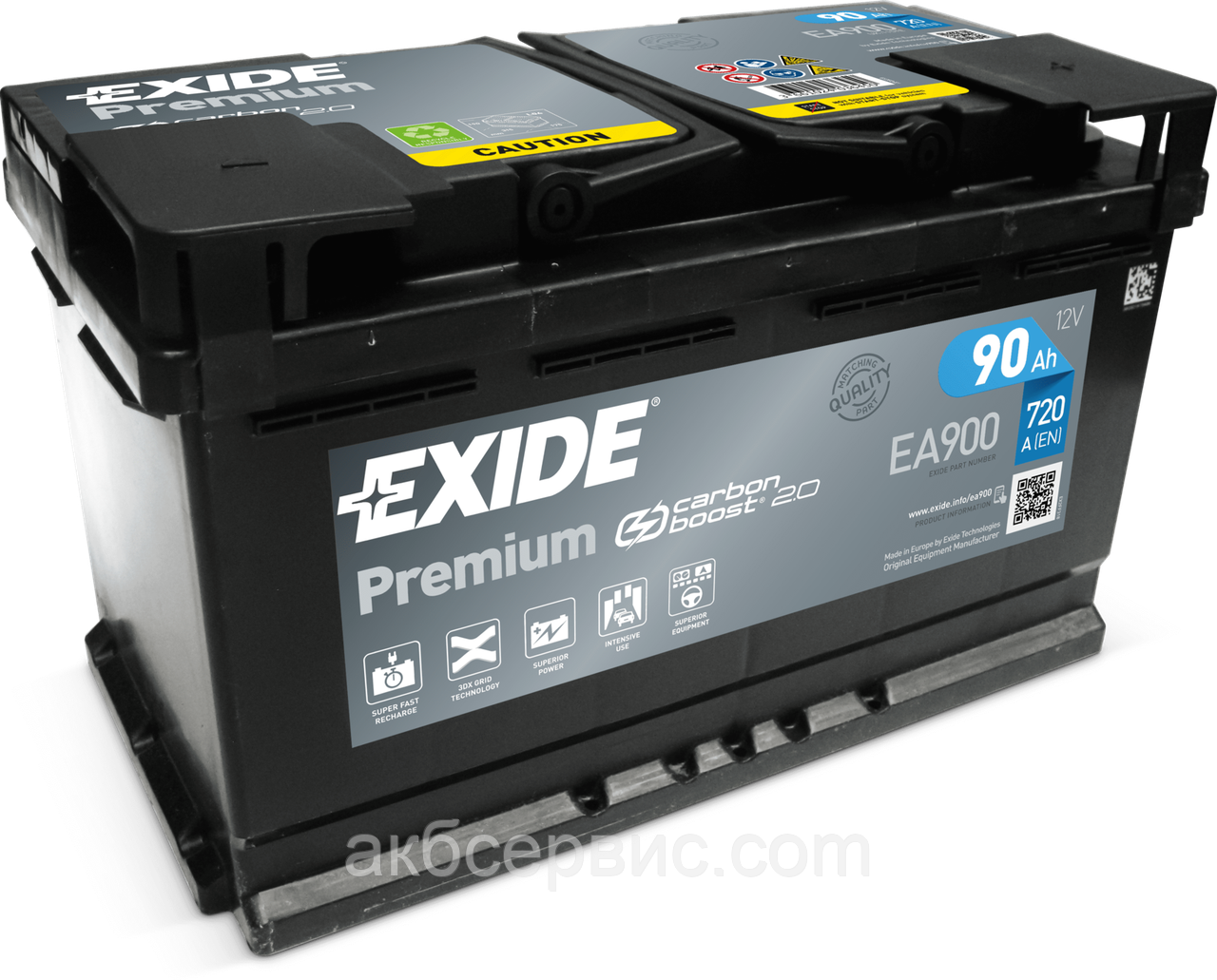 Акумулятор автомобільний Exide EA900