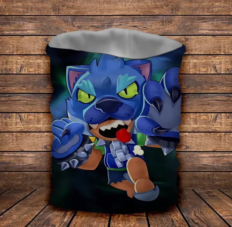 Бафф з 3D принтом Leon Werewolf Neon ВСІ Розміри, фото 1