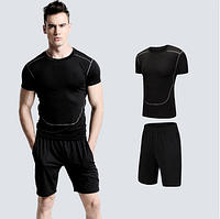 Компрессионная одежна Pro Combat 2 в 1 футболка, шорты и худи!
