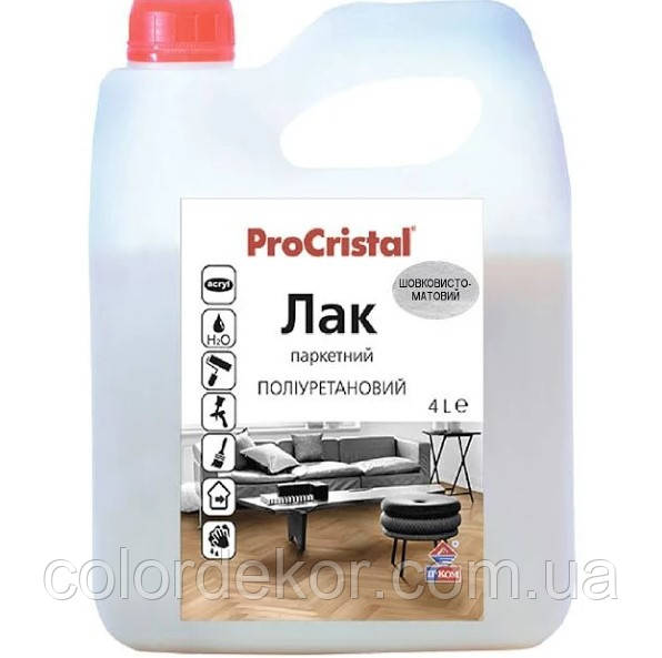 Лак акрил-уретановий Ірком паркетний ІР-16 (півматовий) 4л