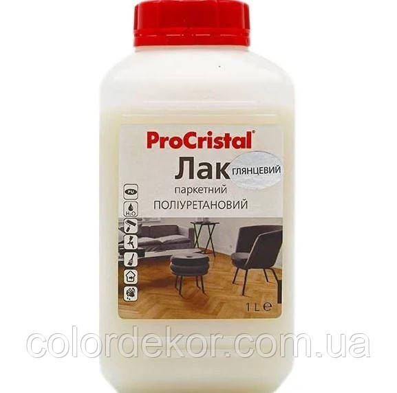 Лак акрил-уретановий Ірком паркетний ІР-16 (глянсовий) 1 л