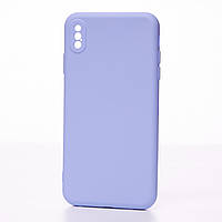 Силиконовый ччехол для iPhone XS Max SOFT Silicone Case фиолетовый