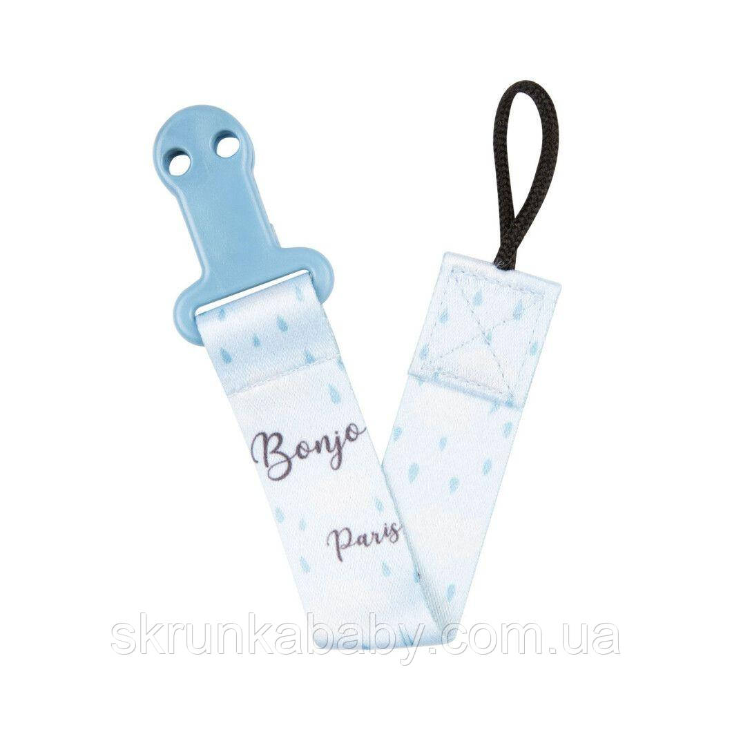 Canpol babies Ланцюжок до пустушки BONJOUR PARIS (блакитний)