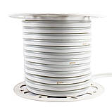 Світлодіодний гнучкий неон 220V, LED NEON 10W - 17x9мм, колір світіння - білий холодний, фото 3