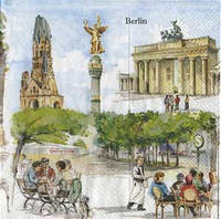 Салфетки для декупажа "Берлин" BERLIN 33*33 см №128