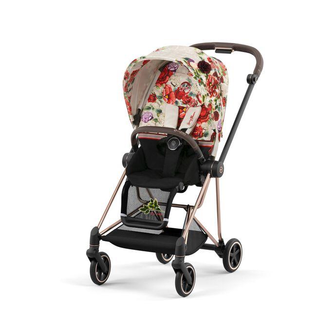 Прогулянкова коляска Cybex Mios 4.0 Spring Blossom Light шасі Rosegold