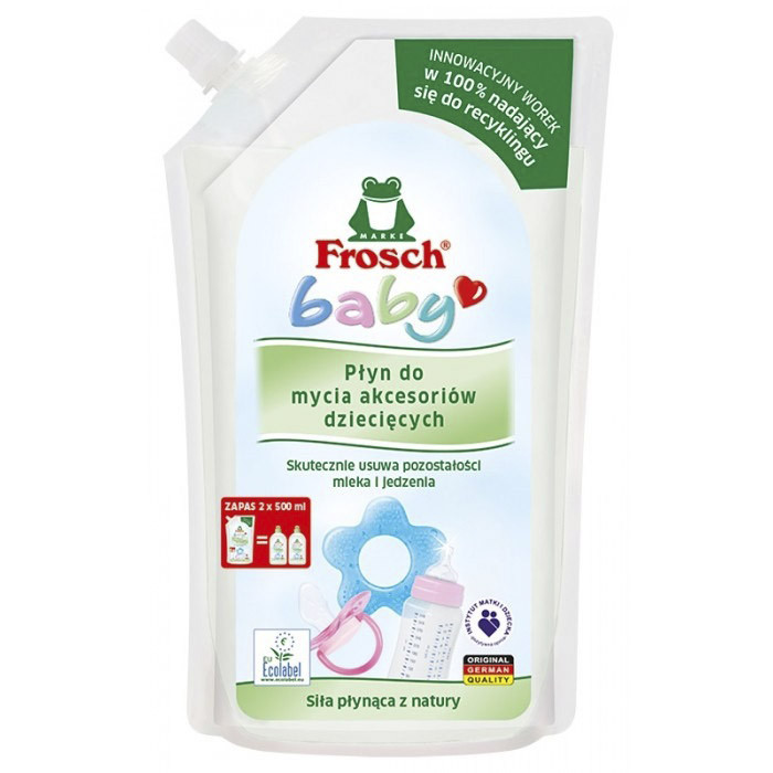 Гель для миття дитячого посуду та аксесуарів Frosch запаска 1 л
