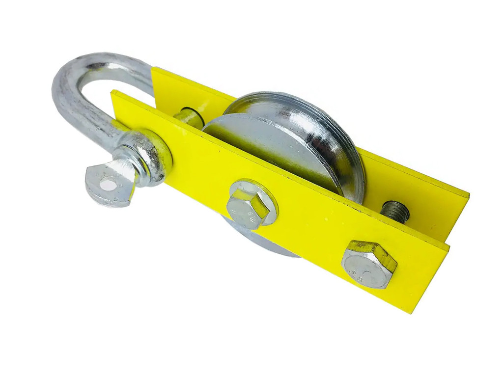 Блок металевий з підшипником та скобою 70мм, фото 1