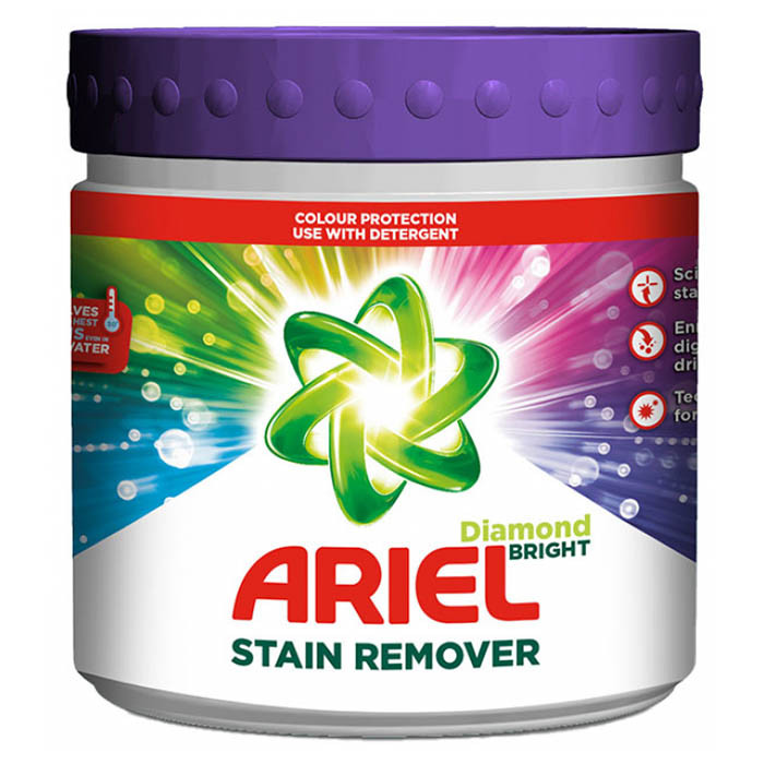 Плямовивідник Ariel Diamond Bright порошок для кольорового 500 г засіб для виведення плям