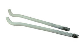 Кріплення для радіаторів біле 10х300 (10шт)