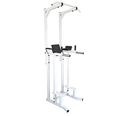 Турнік + прес + бруси 3 в 1 з упорами для ніг 40х40 мм KZ-473 Спортивні стінки і турніки для будинку розбірна, фото 4