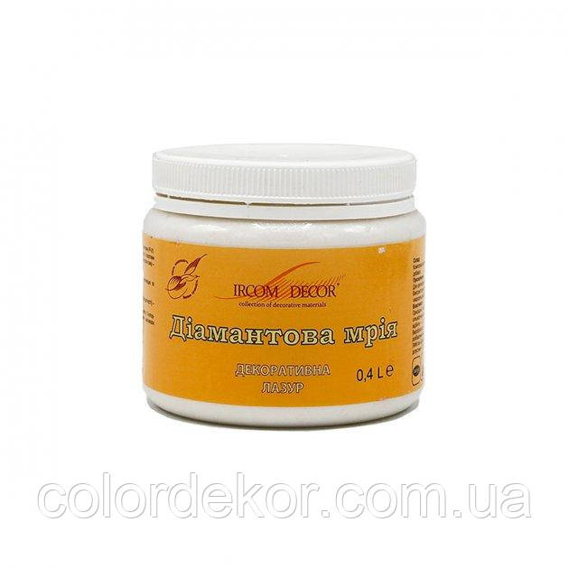 Лазур Ірком "Брилліантова мрія" Canary Gold (золотистий) 0,4 л, фото 1