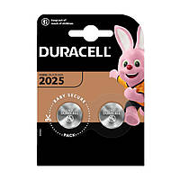 Батарейка CR2025 Lithium 3V DURACELL 2шт