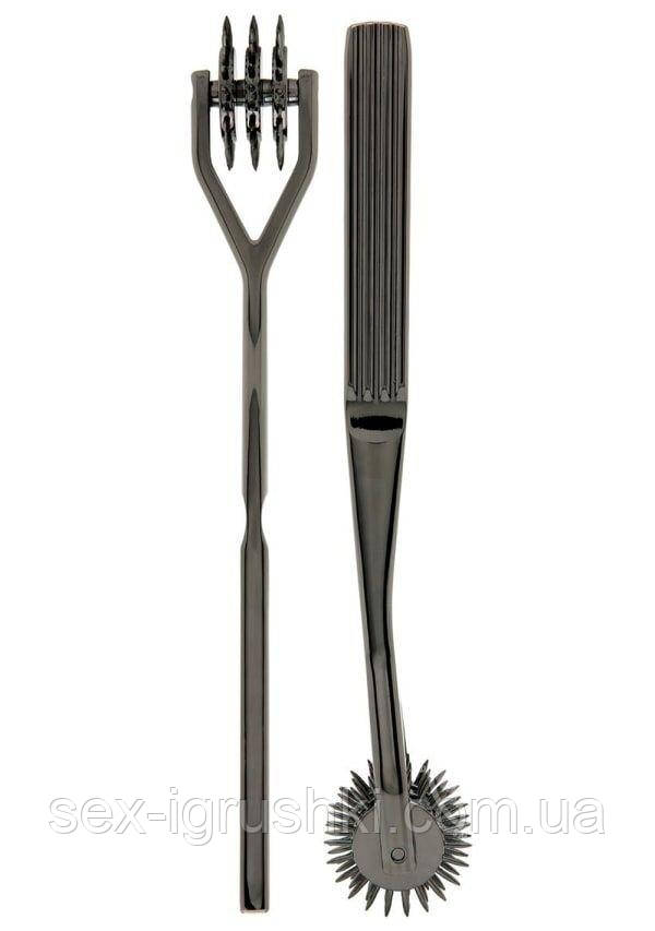 Колесо Вартенберга гольчасте на 3 ряди зубців Doc Johnson Kink- Spike - Solid Metal Pinwheel - 3 Whe