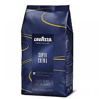 Кава в зернах LavAzza Super Crema, 1 кг, арабіка/робуста, натуральна, лавацца зерновий