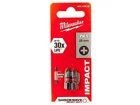 Біта "Milwaukee" РН1х25мм (2шт)