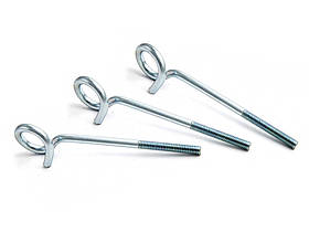 Гвинт з гойдалковим гачком та метричною різьбою цб 12х80 (10шт)