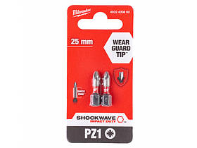 Біта "Milwaukee" РZ1x25мм (2шт)