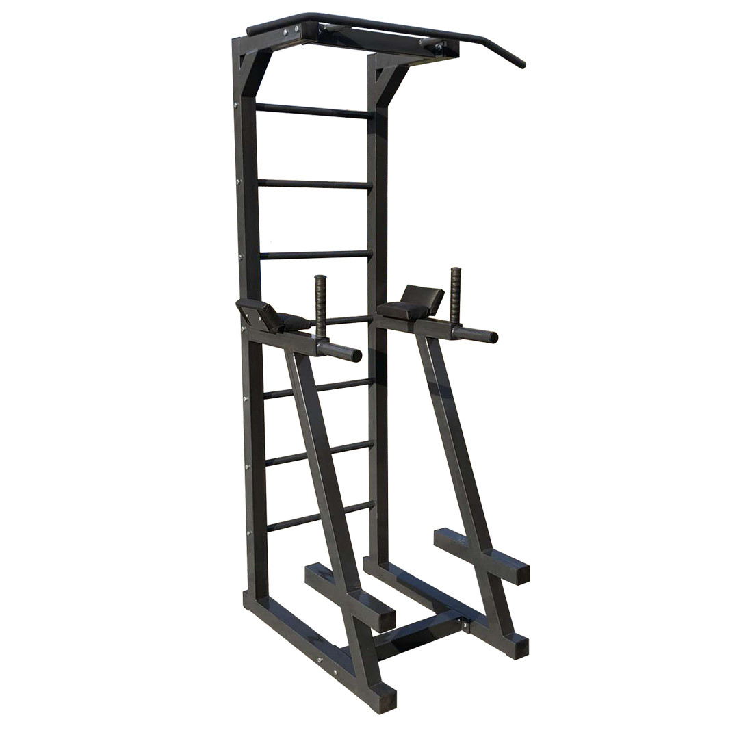 Турнік + прес + бруси шведська стінка 60х60 мм KZ-809 Чорний Спортивні стінки і турніки для будинку розбірна