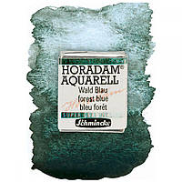 Краска акварельная HORADAM®, №943 Forest Blue, кювета 1,6мл, Schmincke