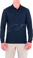 Рубашка поло First Tactical Performance Long Sleeve Polo. M. Синій/на складі
