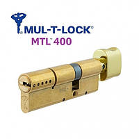 Цилиндр MTL 400 70мм 35x35Т (ключ/тумблер) язычок латунь 3 ключа