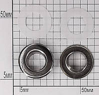 Блочка Ø12,8мм L=7,7мм (100шт) темный никель