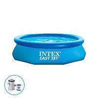 Наливной бассейн семейный Intex Easy Set с насосом (305х61 см), 3077л 28118