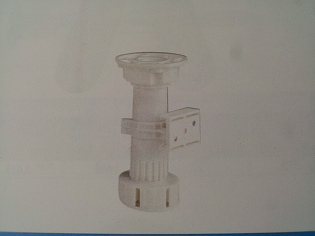 Ніжка кухонна біла 100 мм (нерозб)