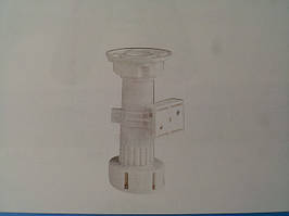 Ніжка кухонна біла 100 мм (нерозб)