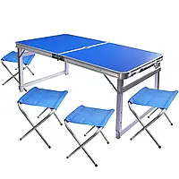 Стол для пикника складной усиленный Melmil LF Blue