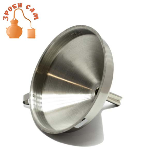 Лійка з нержавіючої сталі з фільтром діаметр 180 мм, фото 1