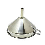 Лійка з нержавіючої сталі з фільтром діаметр 180 мм, фото 5