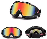 Лижна/МОТО KTM V2. маска гірськолижні окуляри захист від UV лижна вело, фото 4