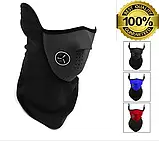 Вело-напівмаска балаклава/Баф флісова маска з клапаном фліс клапан, фото 2