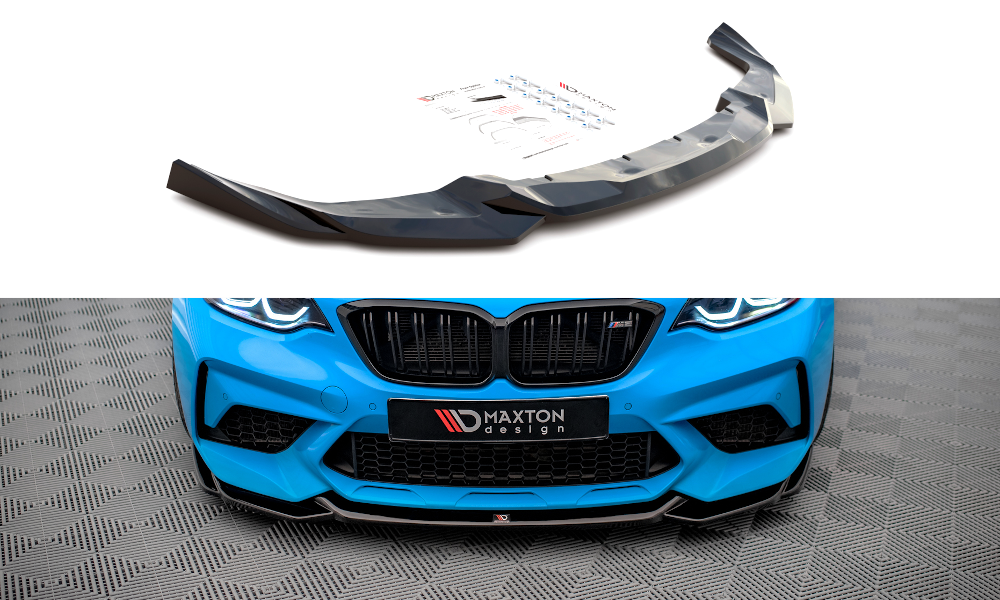 Спліттер BMW M2 Competiion F87 тюнінг елерон обвіс губа (V1)