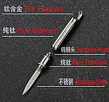 Мультитул ніж/титановий сплав 15 г, відкривачка/вольфрамова сталь, фото 7