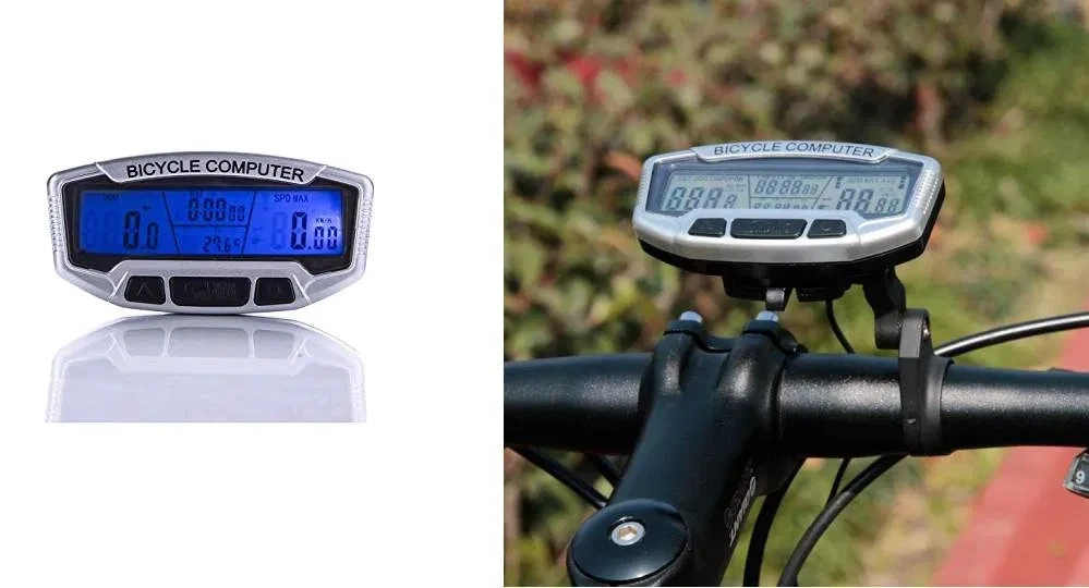 Велокомп'ютер з підсвіткою SUNDING SD-558 А велокомп'ютер спидометр, фото 1