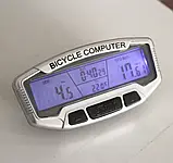 Велокомп'ютер з підсвіткою SUNDING SD-558 А велокомп'ютер спидометр, фото 7